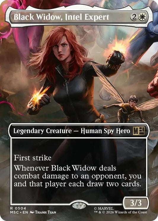 Black Widow, Intel Expert 504 (Commander: Marvel Super Heroes)  - Borderless