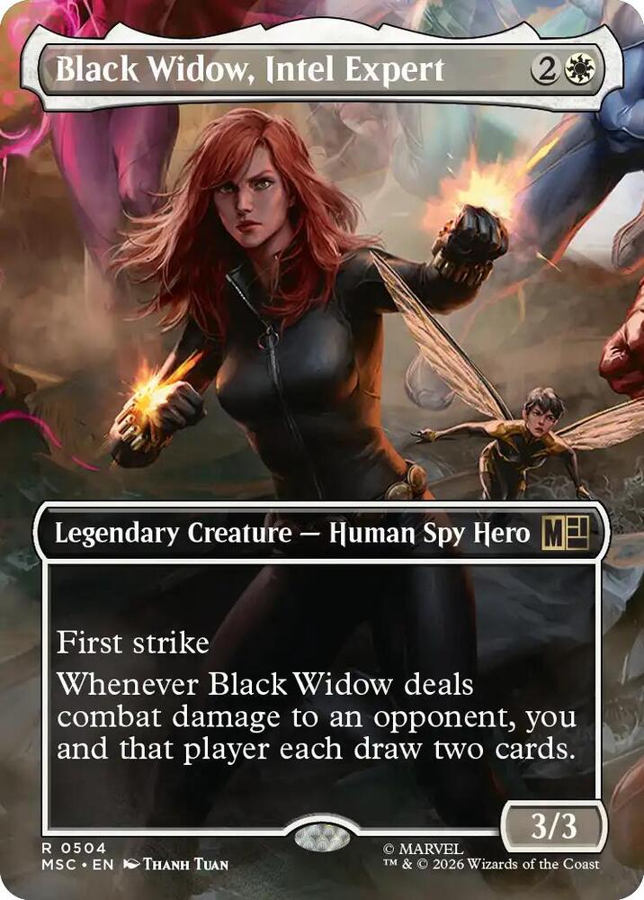 Black Widow, Intel Expert 504 (Commander: Marvel Super Heroes)  - Borderless