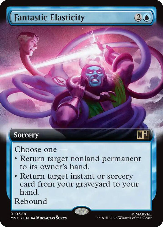 Fantastic Elasticity Extended Art 329 (Commander: Marvel Super Heroes)  - Extended Art