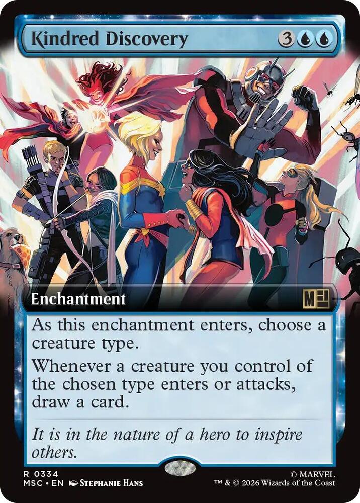 Kindred Discovery Extended Art 334 (Commander: Marvel Super Heroes)  - Extended Art