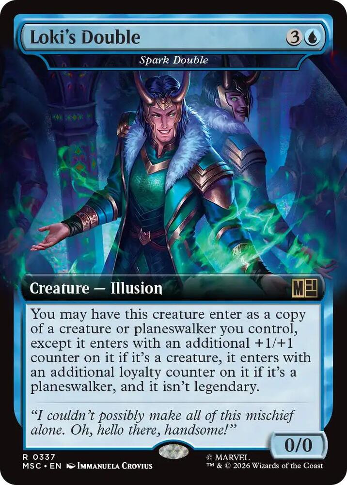 Loki's Double - Spark Double 337 (Commander: Marvel Super Heroes)  - Extended Art