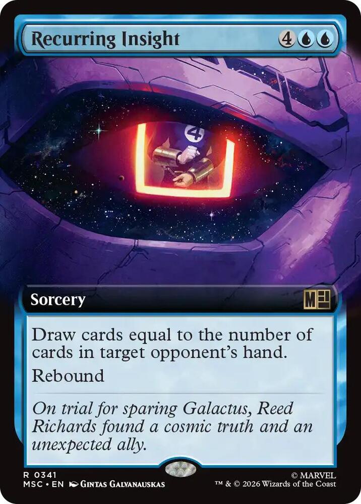 Recurring Insight Extended Art 341 (Commander: Marvel Super Heroes)  - Extended Art