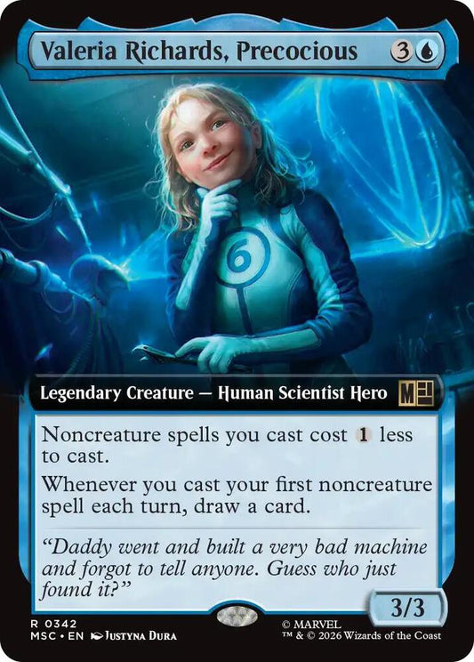 Valeria Richards Precocious Extended Art 342 (Commander: Marvel Super Heroes)  - Extended Art
