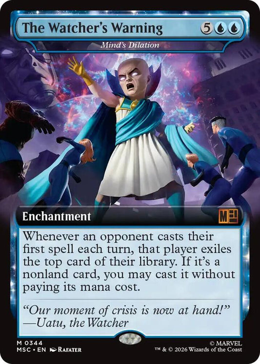 The Watchers Warning Minds Dilation Extended Art 344 (Commander: Marvel Super Heroes)  - Extended Art