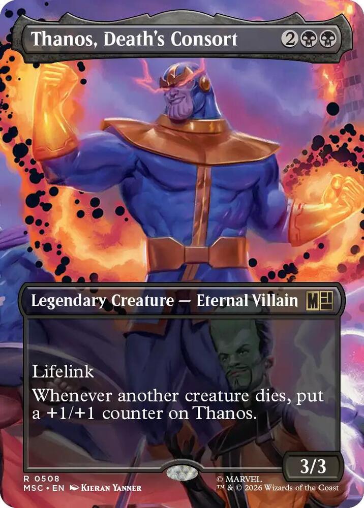 Thanos, Death's Consort 508 (Commander: Marvel Super Heroes)  - Borderless