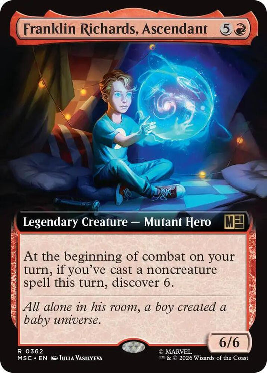 Franklin Richards Ascendant Extended Art 362 (Commander: Marvel Super Heroes)  - Extended Art