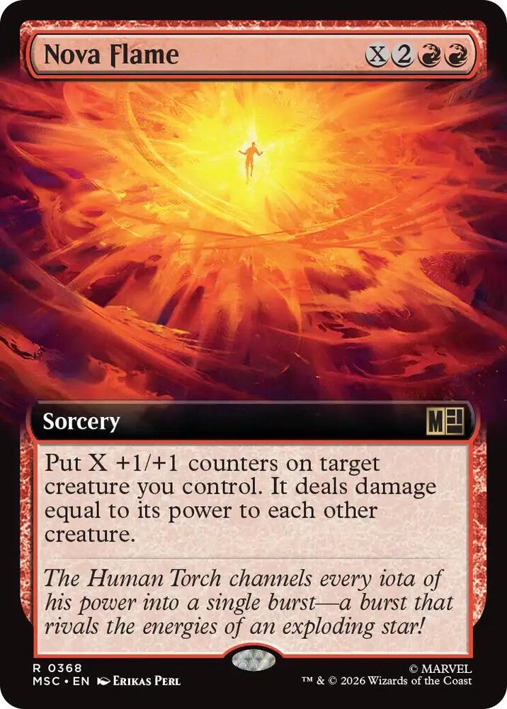Nova Flame 368 (Commander: Marvel Super Heroes)  - Extended Art