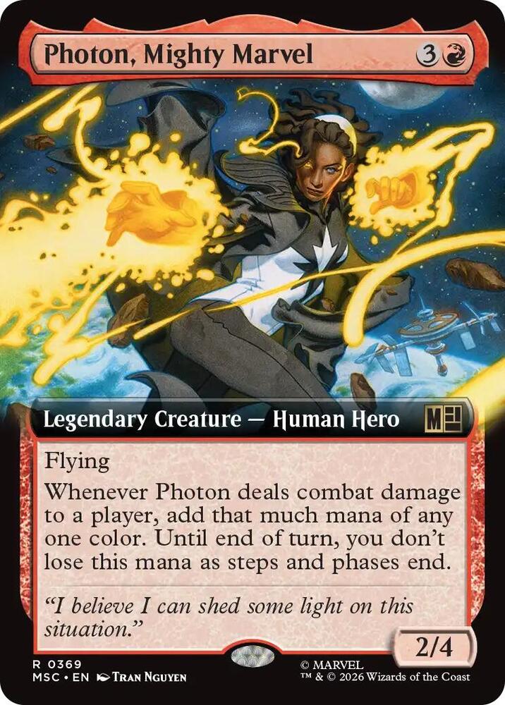 Photon Mighty Marvel Extended Art 369 (Commander: Marvel Super Heroes)  - Extended Art