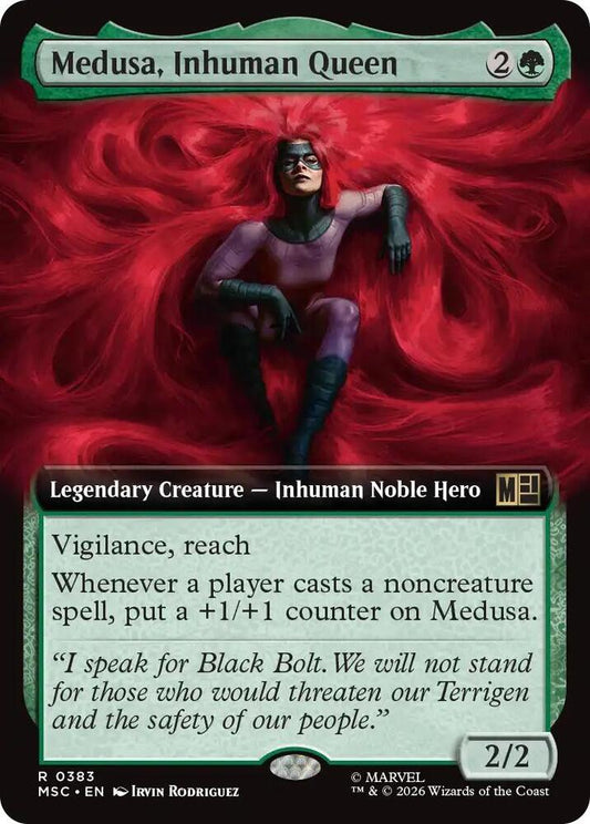 Medusa Inhuman Queen Extended Art 383 (Commander: Marvel Super Heroes)  - Extended Art
