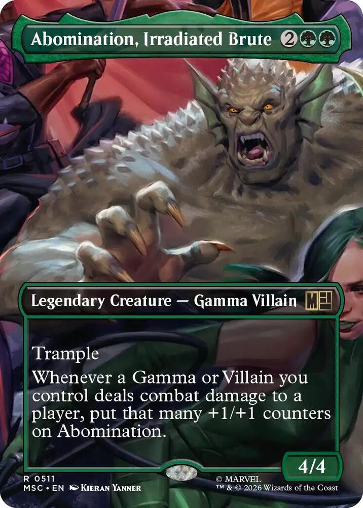 Abomination, Irradiated Brute 511 (Commander: Marvel Super Heroes)  - Borderless