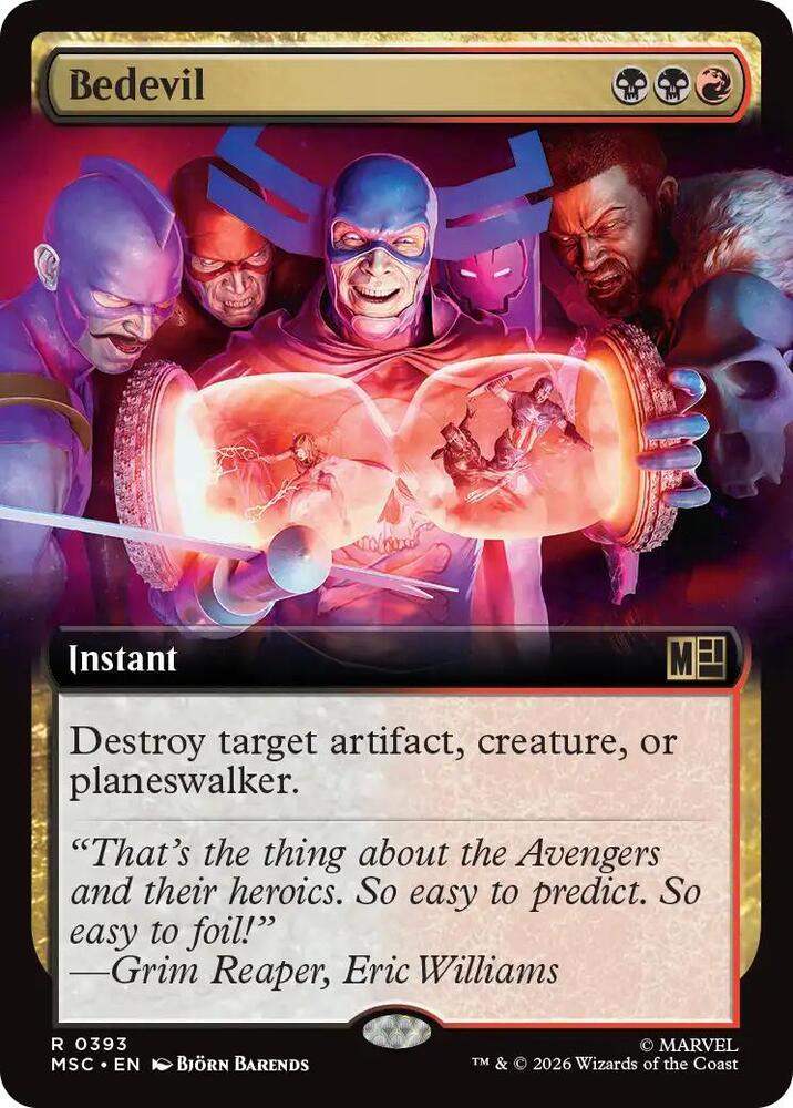 Bedevil Extended Art 393 (Commander: Marvel Super Heroes)  - Extended Art