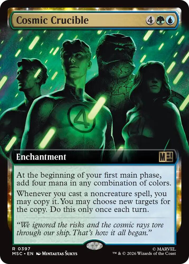 Cosmic Crucible Extended Art 397 (Commander: Marvel Super Heroes)  - Extended Art