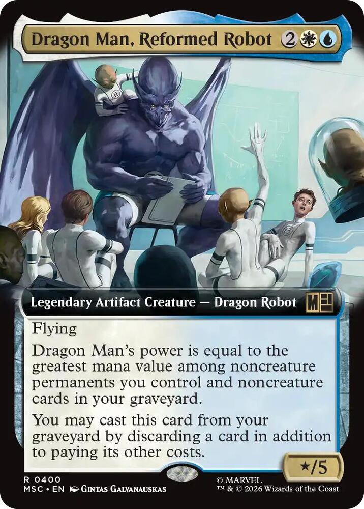 Dragon Man Reformed Robot Extended Art 400 (Commander: Marvel Super Heroes)  - Extended Art