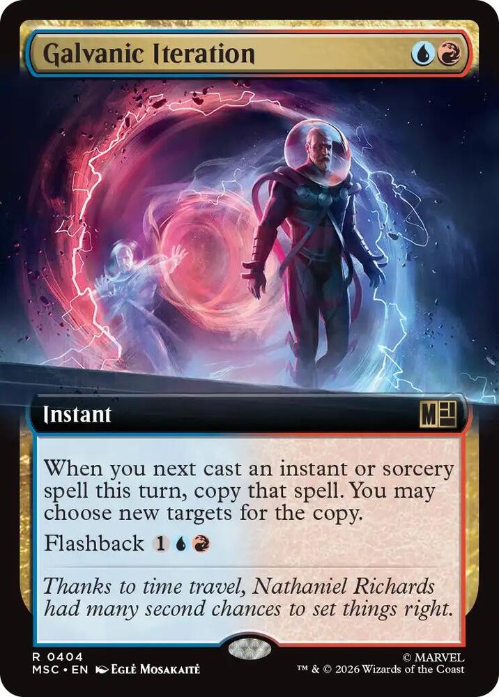Galvanic Iteration Extended Art 404 (Commander: Marvel Super Heroes)  - Extended Art