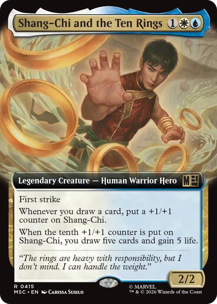 Shang Chi and the Ten Rings Extended Art 415 (Commander: Marvel Super Heroes)  - Extended Art