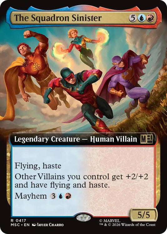 The Squadron Sinister Extended Art 417 (Commander: Marvel Super Heroes)  - Extended Art
