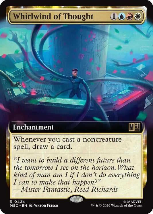 Whirlwind of Thought Extended Art 424 (Commander: Marvel Super Heroes)  - Extended Art