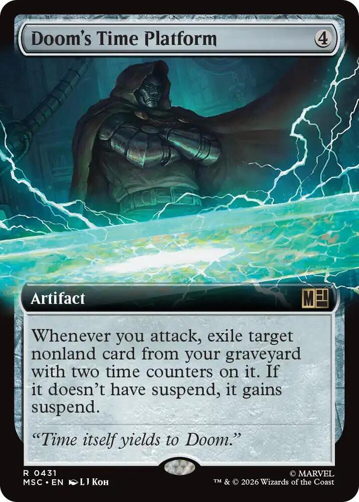 Dooms Time Platform Extended Art 431 (Commander: Marvel Super Heroes)  - Extended Art