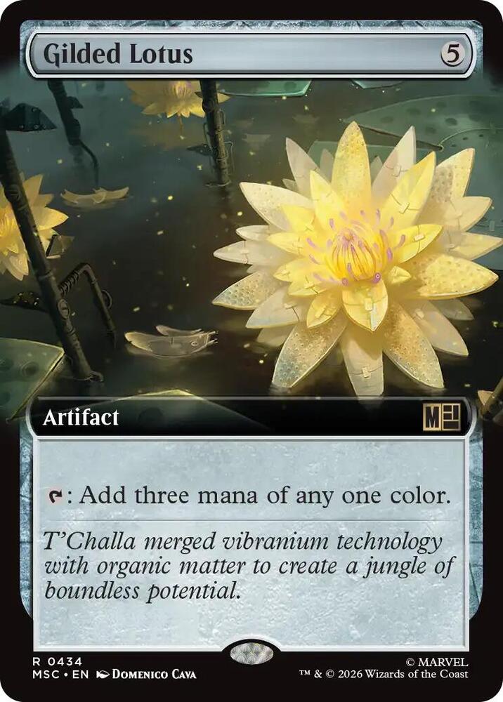 Gilded Lotus Extended Art 434 (Commander: Marvel Super Heroes)  - Extended Art