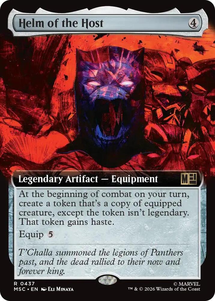 Helm of the Host Extended Art 437 (Commander: Marvel Super Heroes)  - Extended Art