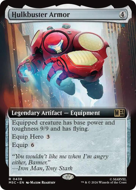 Hulkbuster Armor Extended Art 438 (Commander: Marvel Super Heroes)  - Extended Art