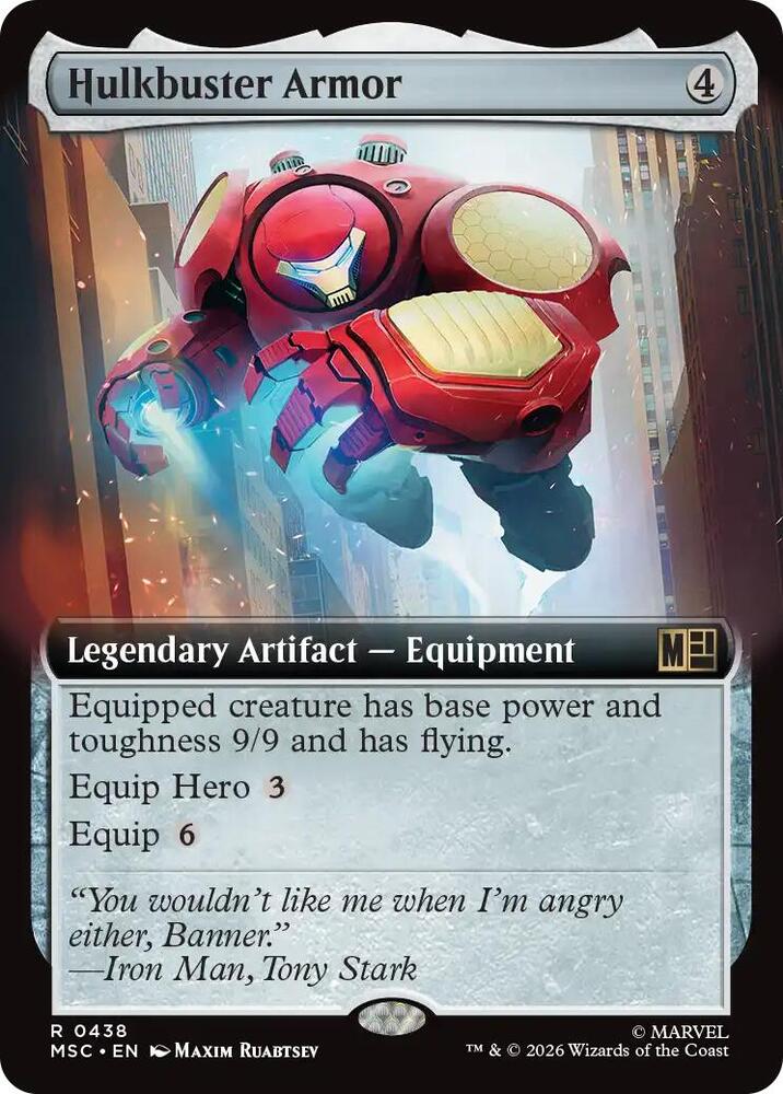 Hulkbuster Armor Extended Art 438 (Commander: Marvel Super Heroes)  - Extended Art
