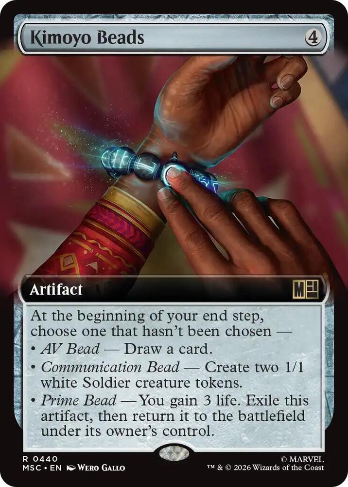 Kimoyo Beads Extended Art 440 (Commander: Marvel Super Heroes)  - Extended Art