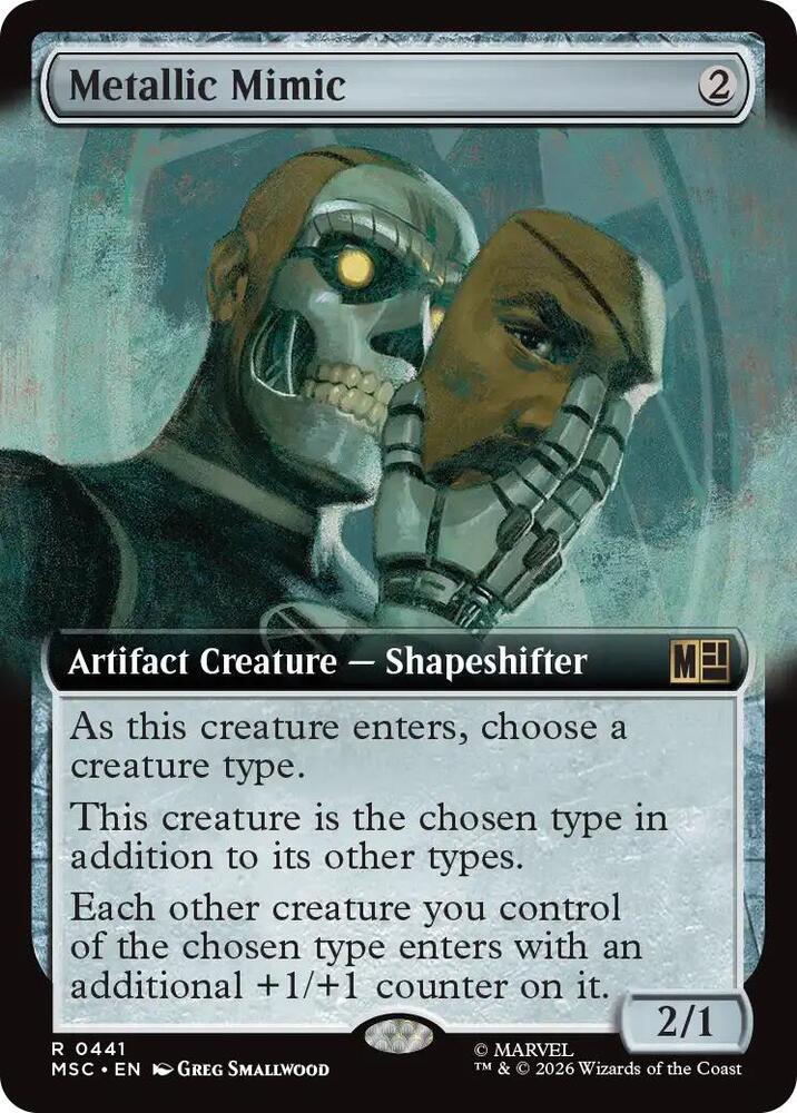 Metallic Mimic Extended Art 441 (Commander: Marvel Super Heroes)  - Extended Art