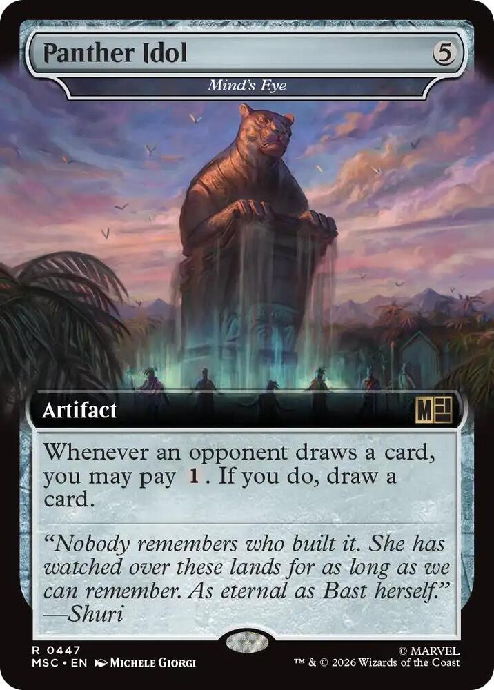 Panther Idol Minds Eye Extended Art 447 (Commander: Marvel Super Heroes)  - Extended Art