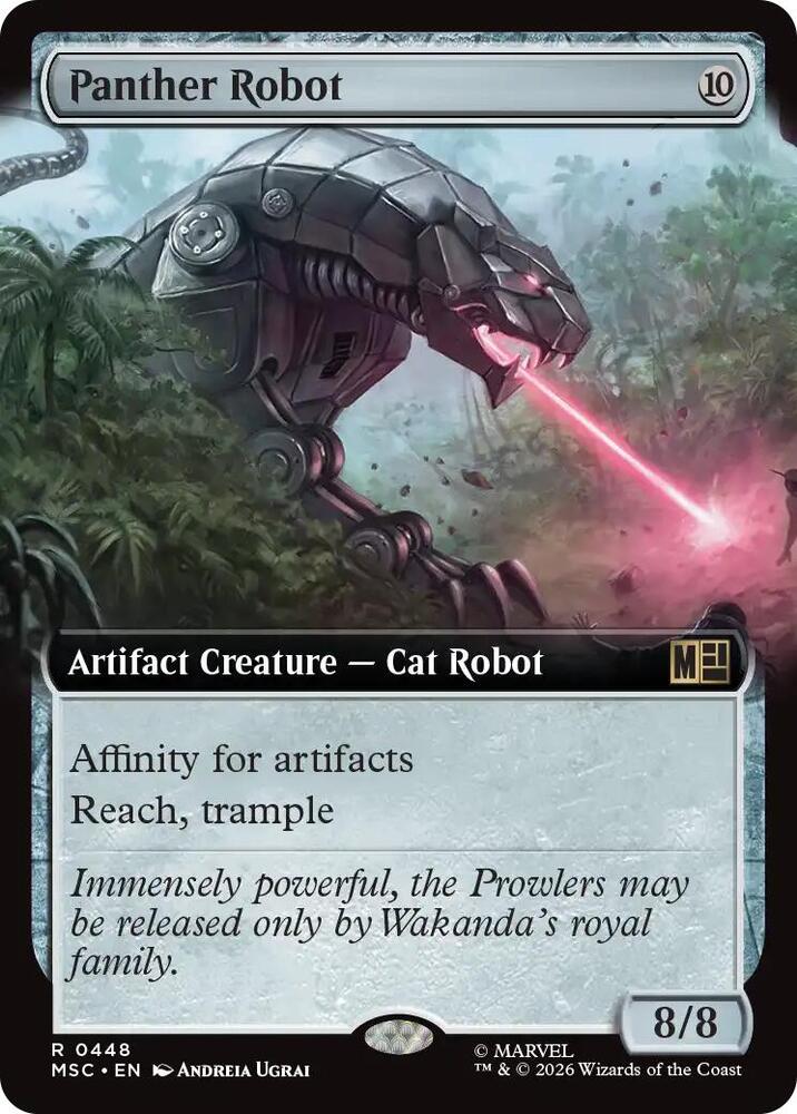 Panther Robot Extended Art 448 (Commander: Marvel Super Heroes)  - Extended Art