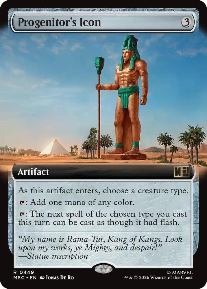 Progenitors Icon Extended Art 449 (Commander: Marvel Super Heroes)  - Extended Art