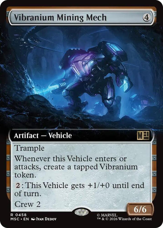 Vibranium Mining Mech Extended Art 458 (Commander: Marvel Super Heroes)  - Extended Art