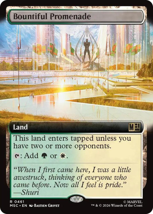 Bountiful Promenade Extended Art 461 (Commander: Marvel Super Heroes)  - Extended Art