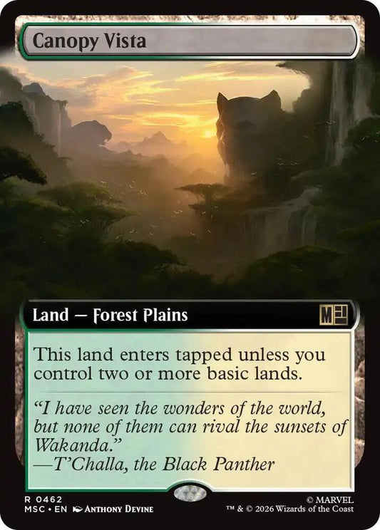 Canopy Vista Extended Art 462 (Commander: Marvel Super Heroes)  - Extended Art