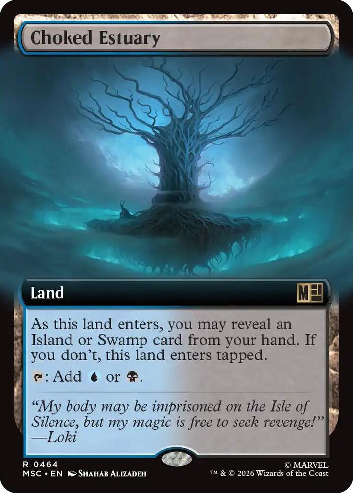 Choked Estuary 464 (Commander: Marvel Super Heroes)  - Extended Art