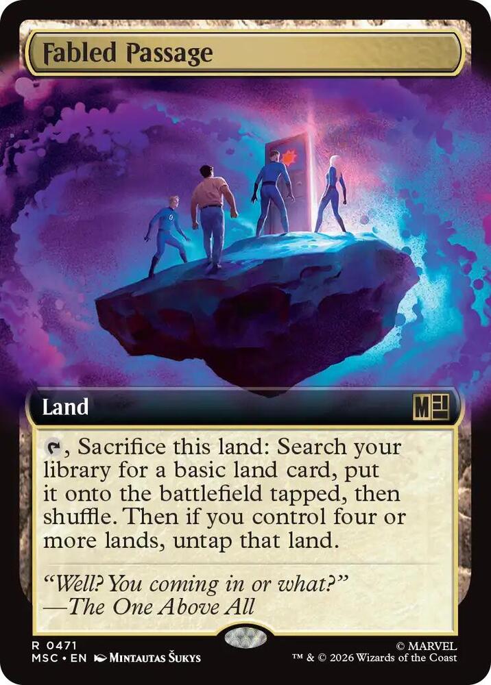 Fabled Passage Extended Art 471 (Commander: Marvel Super Heroes)  - Extended Art