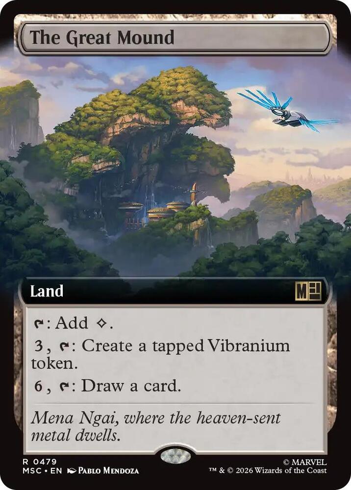 The Great Mound Extended Art 479 (Commander: Marvel Super Heroes)  - Extended Art