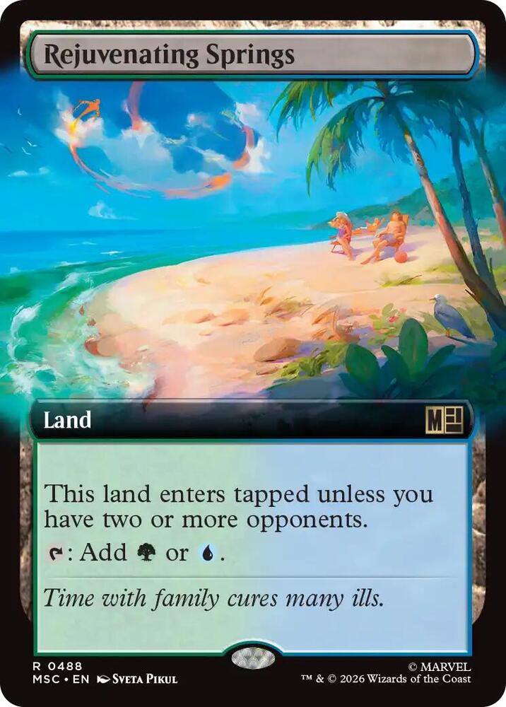 Rejuvenating Springs Extended Art 488 (Commander: Marvel Super Heroes)  - Extended Art