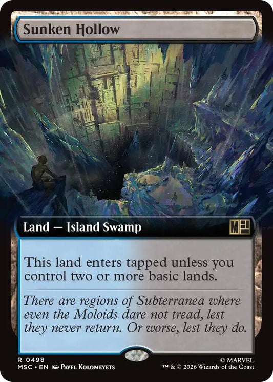 Sunken Hollow Extended Art 498 (Commander: Marvel Super Heroes)  - Extended Art