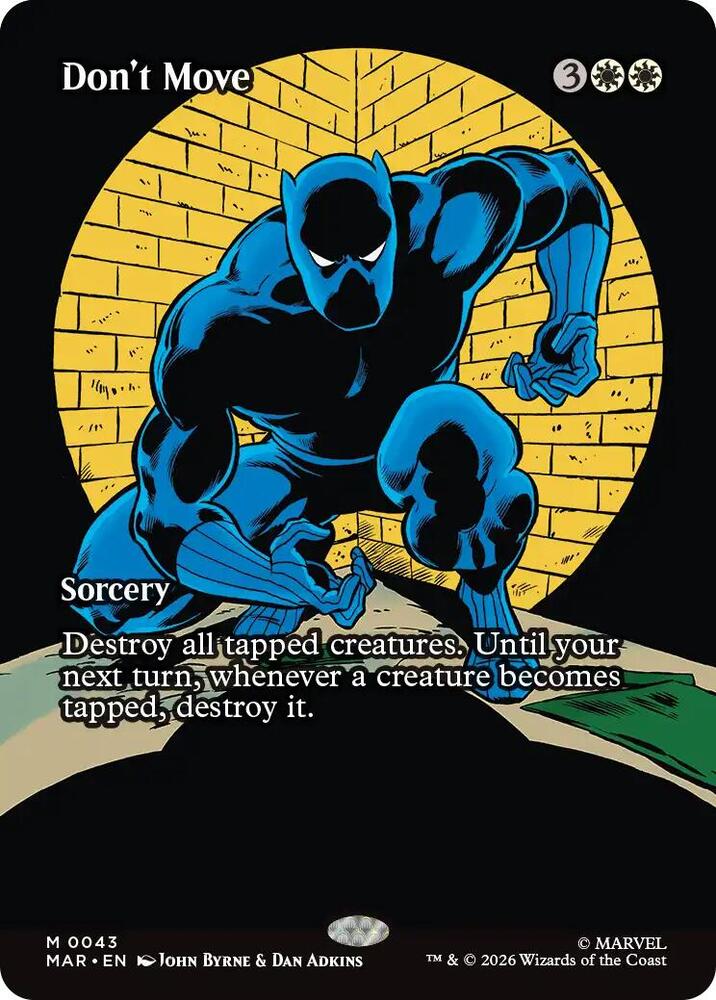 Don't Move 43 (Marvel Universe Eternal-Legal)  - Borderless