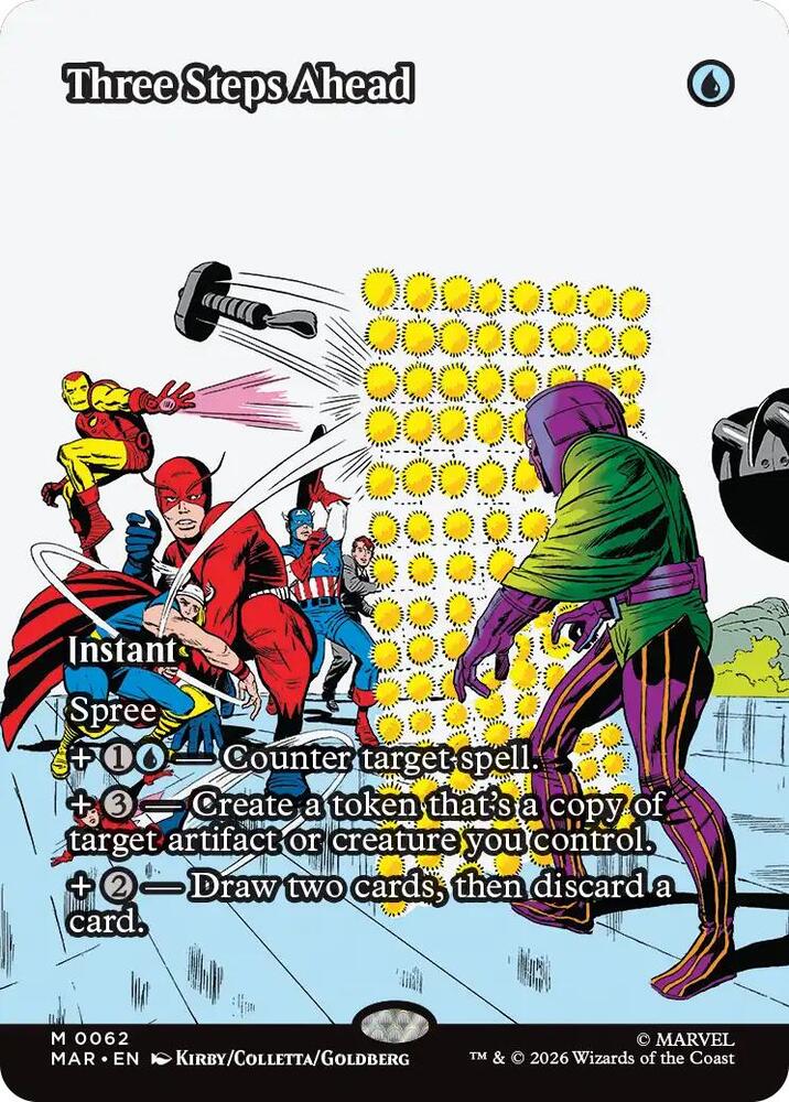 Three Steps Ahead 62 (Marvel Universe Eternal-Legal)  - Borderless Foil
