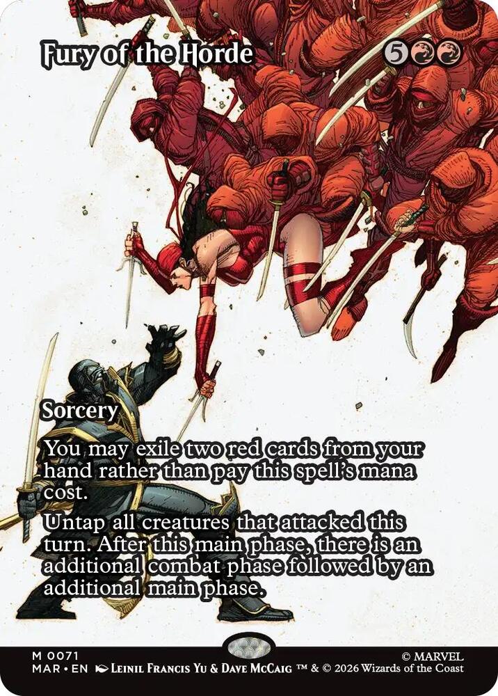 Fury of the Horde 71 (Marvel Universe Eternal-Legal)  - Borderless