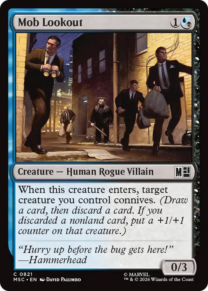 Mob Lookout 821 (Commander: Marvel Super Heroes)  - Foil