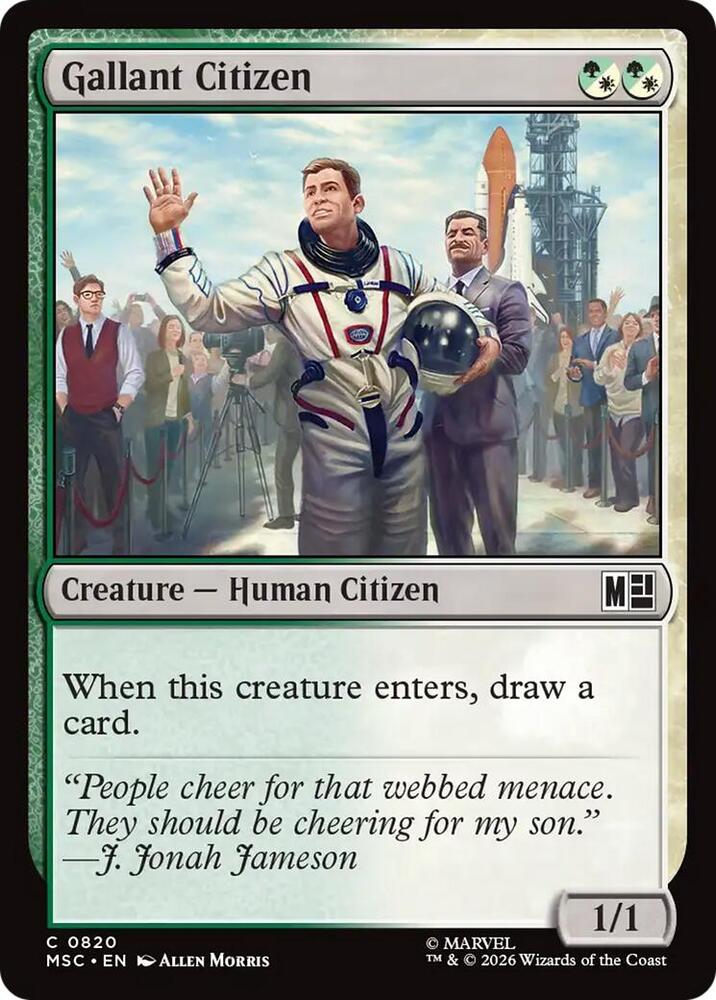 Gallant Citizen 820 (Commander: Marvel Super Heroes)  - Foil