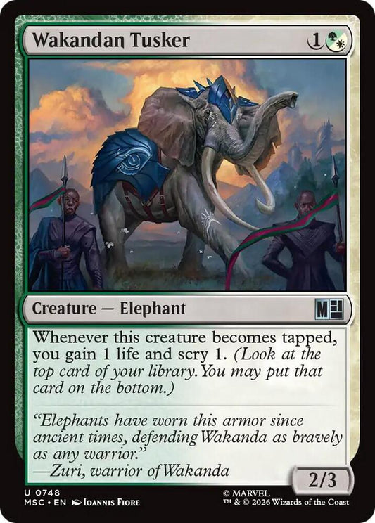 Wakandan Tusker 748 (Commander: Marvel Super Heroes)  - Foil