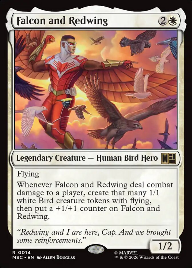 Falcon and Redwing 14 (Commander: Marvel Super Heroes) 