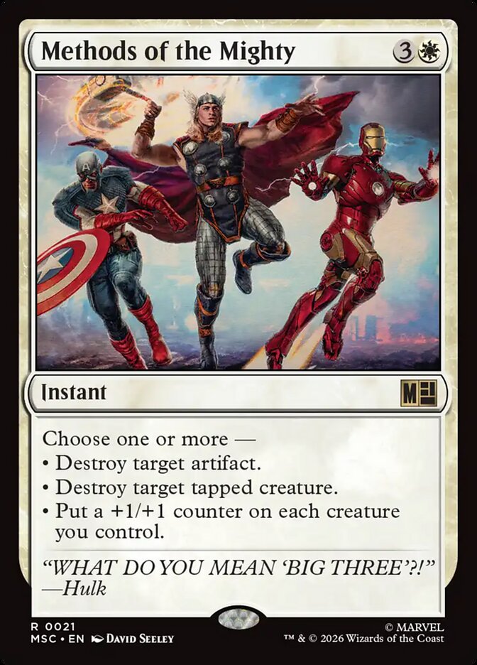 Methods of the Mighty 21 (Commander: Marvel Super Heroes) 