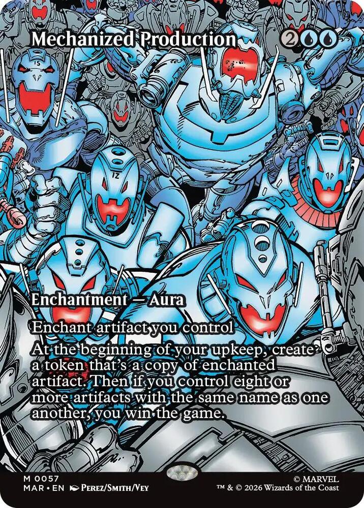 Mechanized Production 57 (Marvel Universe Eternal-Legal)  - Borderless Foil