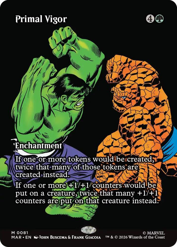 Primal Vigor 81 (Marvel Universe Eternal-Legal)  - Borderless Foil