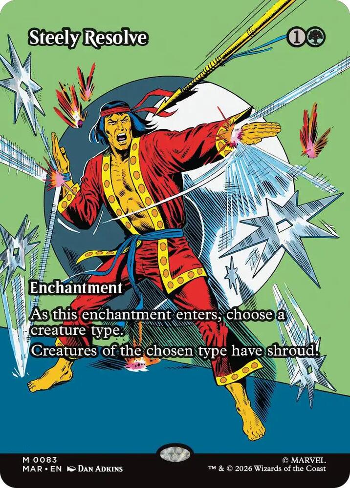 Steely Resolve 83 (Marvel Universe Eternal-Legal)  - Borderless Foil